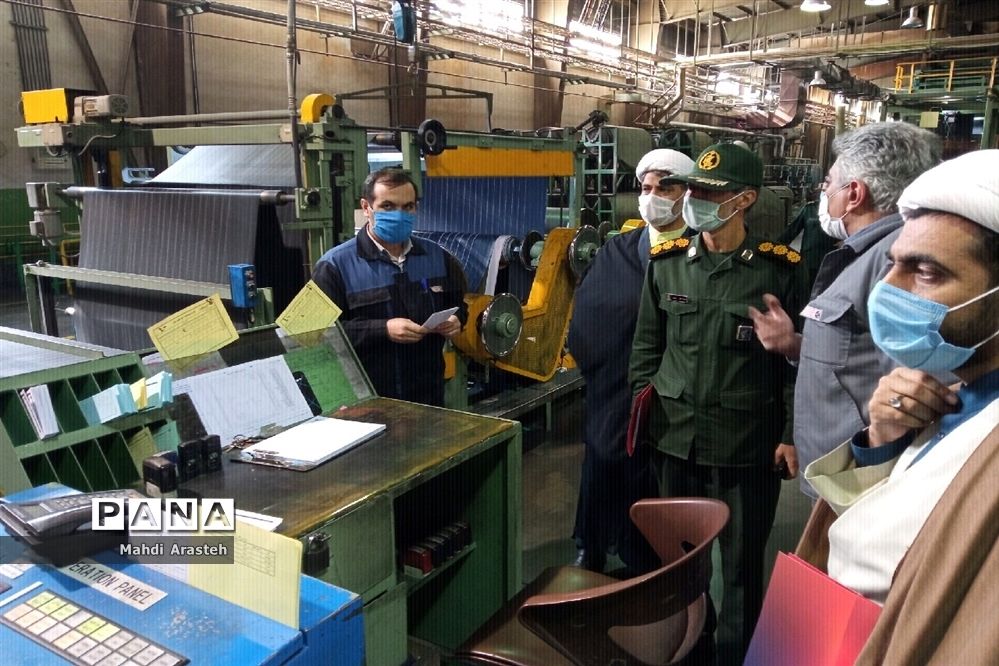 بازدید مسئولان شهرستان خوسف از شرکت کویر تایر استان خراسان جنوبی