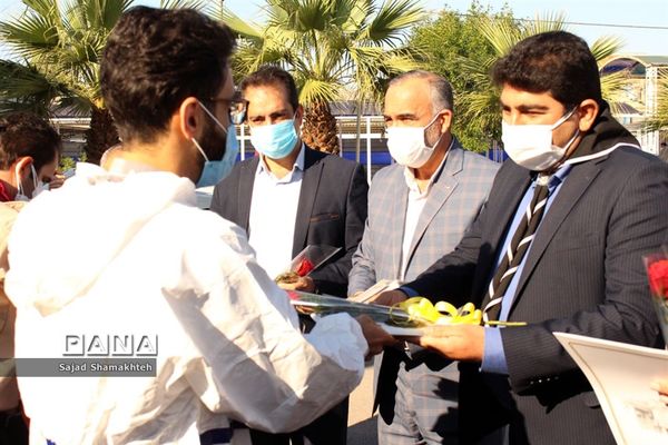 تقدیرمربیان و مدرسان پیشتاز از پرستاران بیمارستان گلستان اهواز