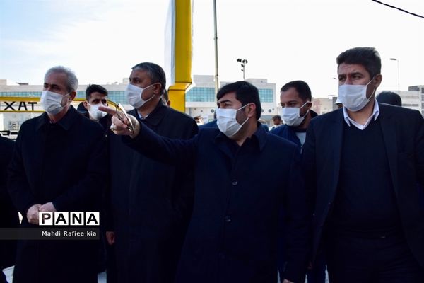 افتتاح مدرسه  و بازدید وزیر راه و شهرسازى از ایستگاه قطار