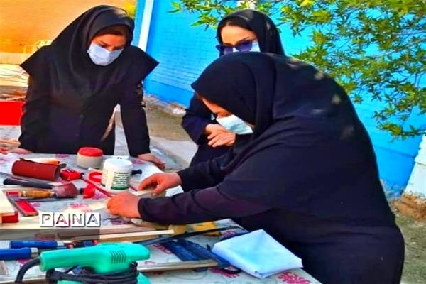 کارگاه نجاری (ویژه مربیان) در کانون رضوان شهرستان امیدیه