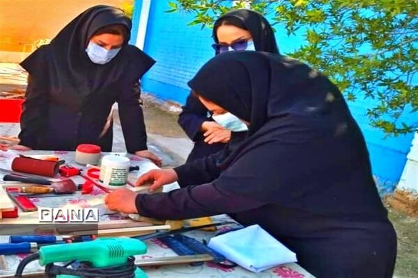 کارگاه نجاری (ویژه مربیان) در کانون رضوان شهرستان امیدیه