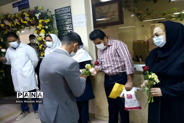 تقدیر نمایندگان مجلس دانش‌آموزی سیستان و بلوچستان از مدافعان سلامت