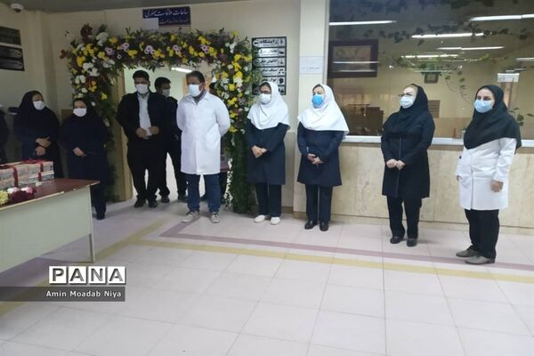 تقدیر نمایندگان مجلس دانش‌آموزی سیستان و بلوچستان از مدافعان سلامت