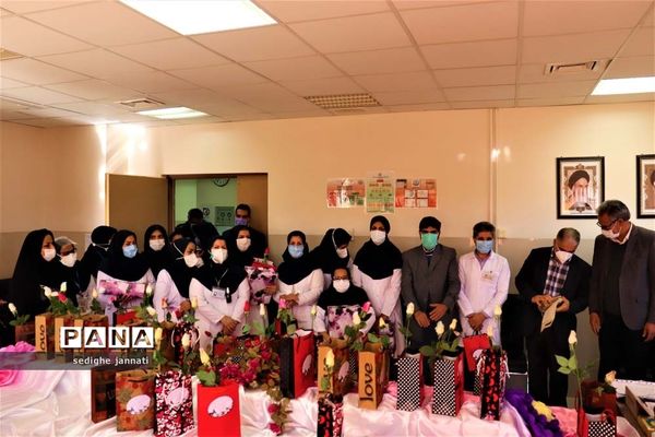 تجلیل جهادگران سنگر علم آموزی از مدافعان سلامت در آباده