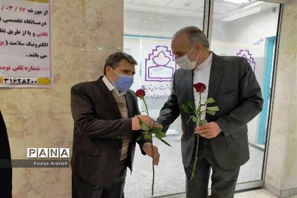 دیدار با کادر درمان بیمارستان شهدا شهرستان قاینات
