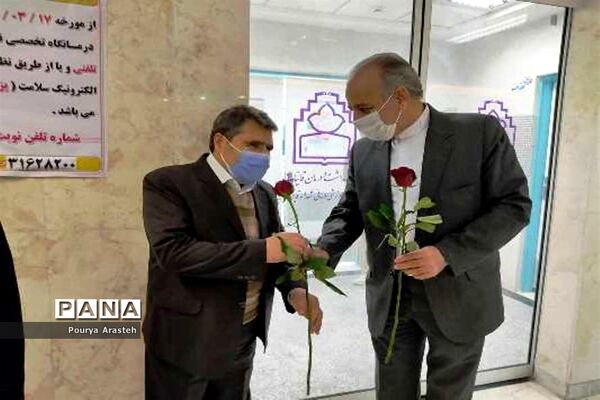 دیدار با کادر درمان بیمارستان شهدا شهرستان قاینات