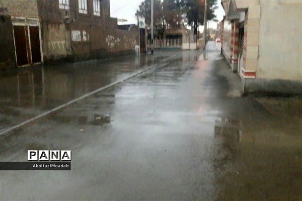 بارش باران شدید در کاشمر