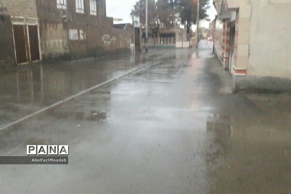 بارش باران شدید در کاشمر