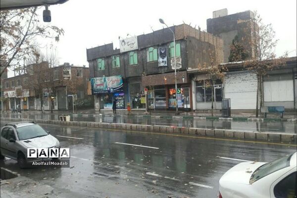 بارش باران شدید در کاشمر