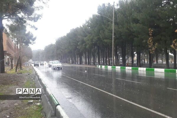 بارش باران شدید در کاشمر