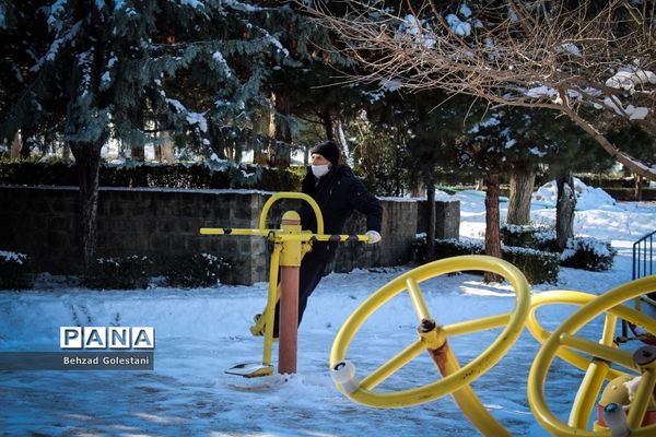 صبحگاه زمستانی در ارومیه