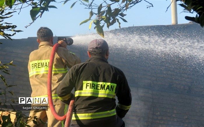 جزئیات حریق ساختمانی در خیابان گاندی
