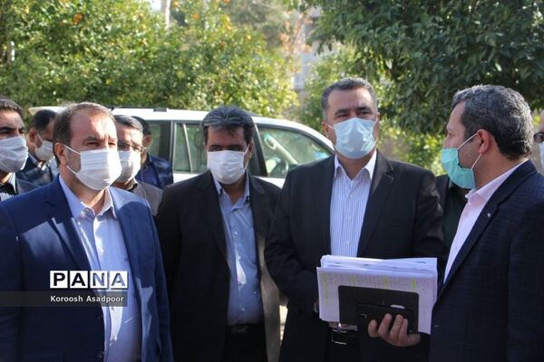 حضور استاندار فارس در آیین افتتاح و بازدید از پروژه‌های آموزشی ناحیه3 شیراز