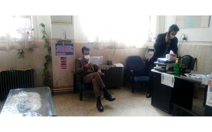 بازدید رئیس آموزش و پرورش چهاردانگه از مدارس این منطقه