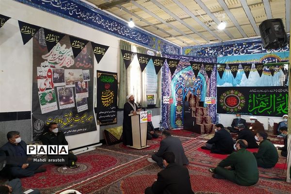 مراسم بزرگداشت حماسه عظیم9دی در  مسجدعلی ابن ابیطالب(ع) شهرستان خوسف