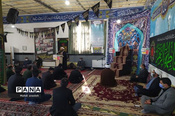 مراسم بزرگداشت حماسه عظیم9دی در  مسجدعلی ابن ابیطالب(ع) شهرستان خوسف