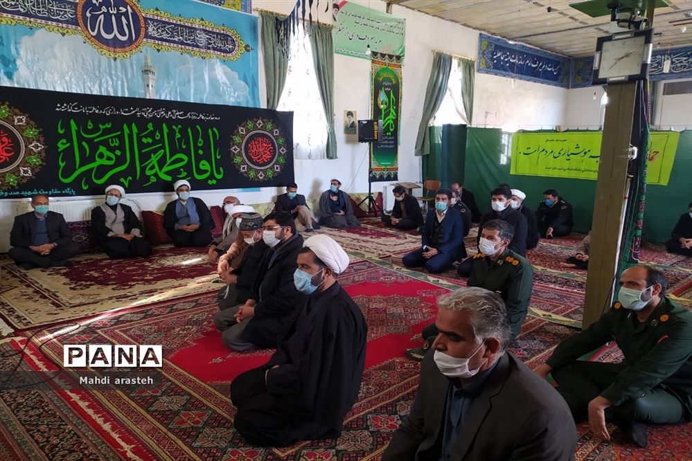 مراسم بزرگداشت حماسه عظیم9دی در  مسجدعلی ابن ابیطالب(ع) شهرستان خوسف