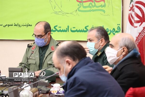 نشست خبرى تبیین برنامه‌هاى هفته مقاومت با حضور سردار عباسقلیزاده جانشین فرمانده سپاه عاشورا
