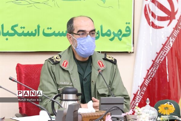 نشست خبرى تبیین برنامه‌هاى هفته مقاومت با حضور سردار عباسقلیزاده جانشین فرمانده سپاه عاشورا