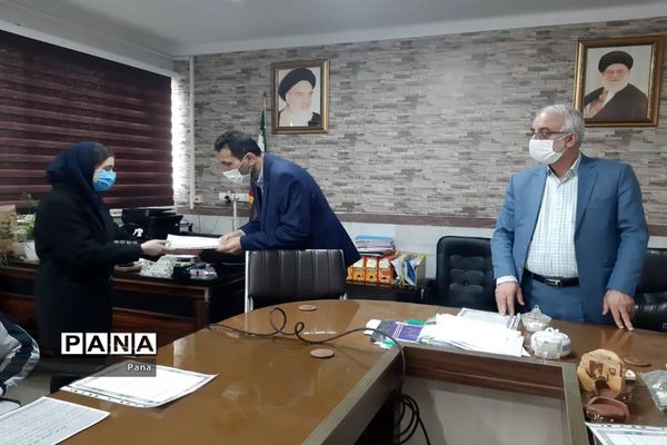 آیین تحلیف اعضای هیئت رئیسه مجلس دانش‌آموزی شهرستان‌های مازندران