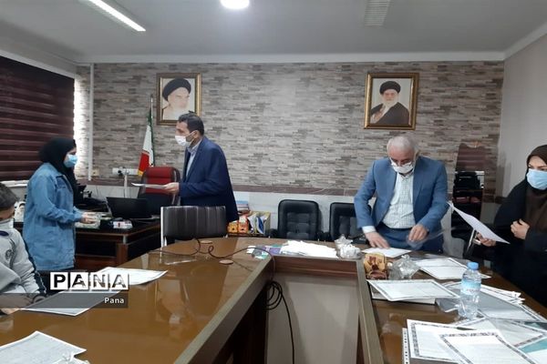 آیین تحلیف اعضای هیئت رئیسه مجلس دانش‌آموزی شهرستان‌های مازندران