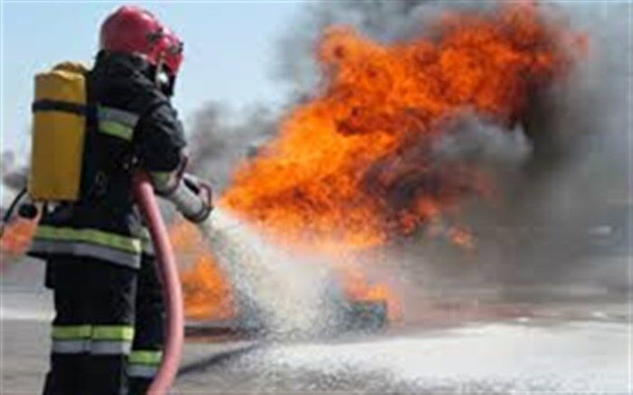 جزئیات حریق در گاراژ قطعات اسقاطی خودرو در جاده خاوران