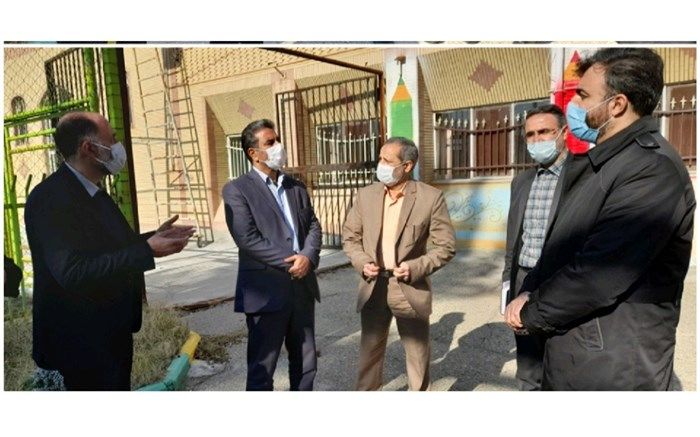 بازدید معاون فرهنگی و هنری وزارت آموزش و پرورش از خوابگاه پسرانه شهید پورصابری در جوادآباد