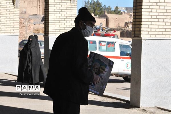 فضاسازی سالگرد شهادت سردار دلها  درشهرستان خوسف  استان خراسان جنوبی