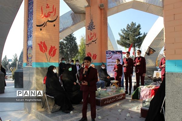 گرامیداشت یاد سردار دل‌ها شهید سلیمانی در مقبره شهدای گمنام اسلامشهر