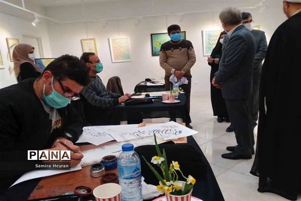 برگزاری کارگاه هم‌نویسی و نمایشگاه خوشنویسی دربیرجند