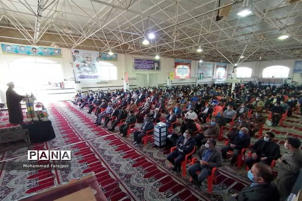 برگزاری مراسم سالگرد شهادت سردار سلیمانی در شهرستان کارون