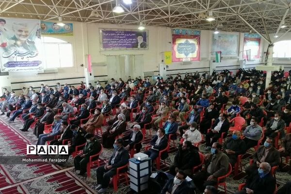 برگزاری مراسم سالگرد شهادت سردار سلیمانی در شهرستان کارون
