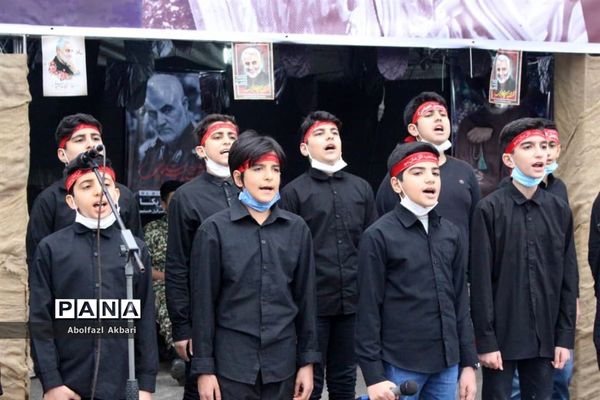 نخستین سالگرد شهید سلیمانی در ساری