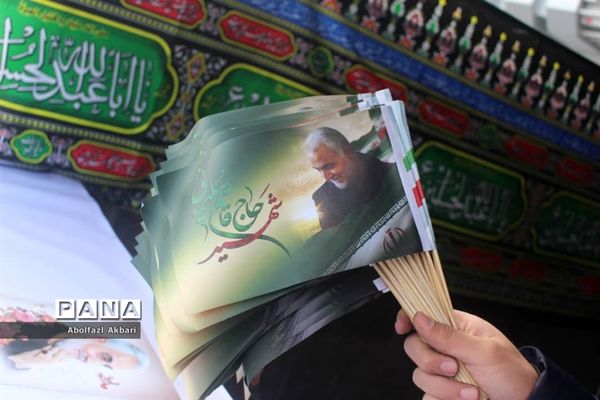 نخستین سالگرد شهید سلیمانی در ساری