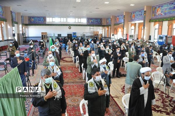 مراسم نخستین سالگرد سردار دل‌ها در شهرستان خوسف استان خراسان جنوبی