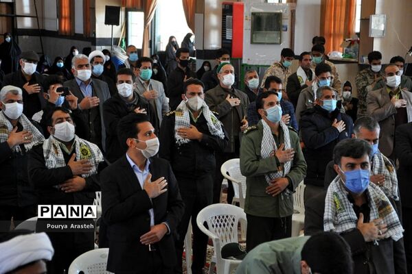 مراسم نخستین سالگرد سردار دل‌ها در شهرستان خوسف استان خراسان جنوبی