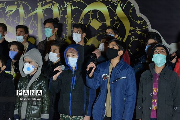 حرکت کاروان خودرویی در خیابان های بیرجند