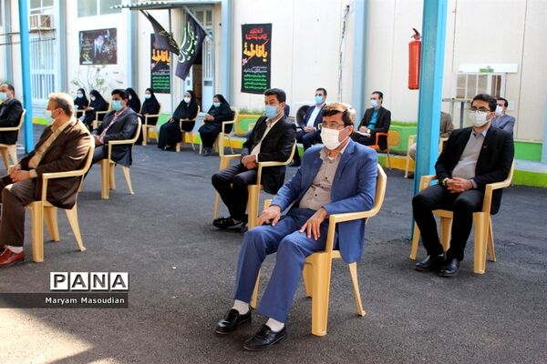 مراسم سالروز شهادت سردار سلیمانی در اداره‌کل آموزش و پرورش استان بوشهر