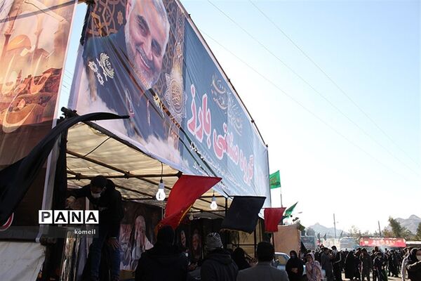 مراسم سالگرد سردار سلیمانی در گلزار شهدای کرمان
