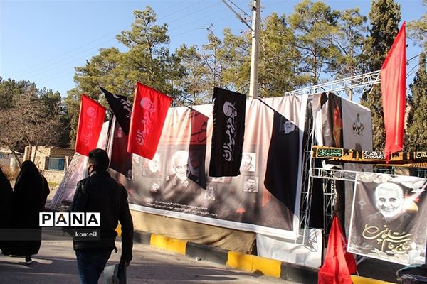 مراسم سالگرد سردار سلیمانی در گلزار شهدای کرمان