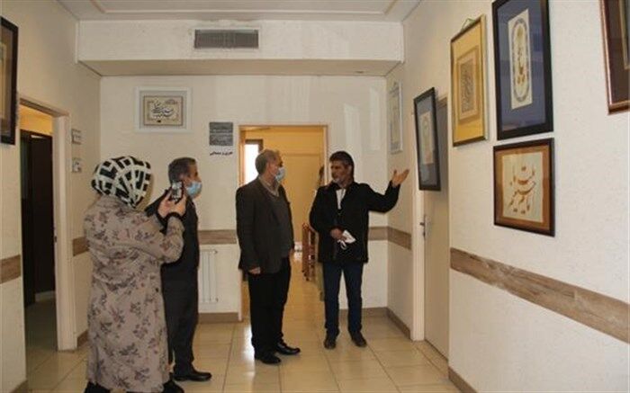 نمایشگاه خوشنویسی سردار قهرمان در ملارد افتتاح شد
