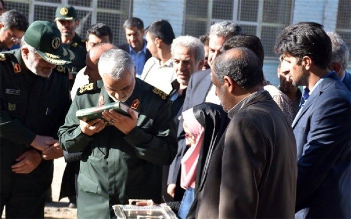 مدرسه‌ای که سردار سلیمانی کلنگ ساخت آن را زد