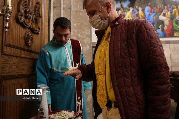 مراسم میلاد حضرت مسیح (ع)  در کلیسای گریگور لوساووریچ مقدس