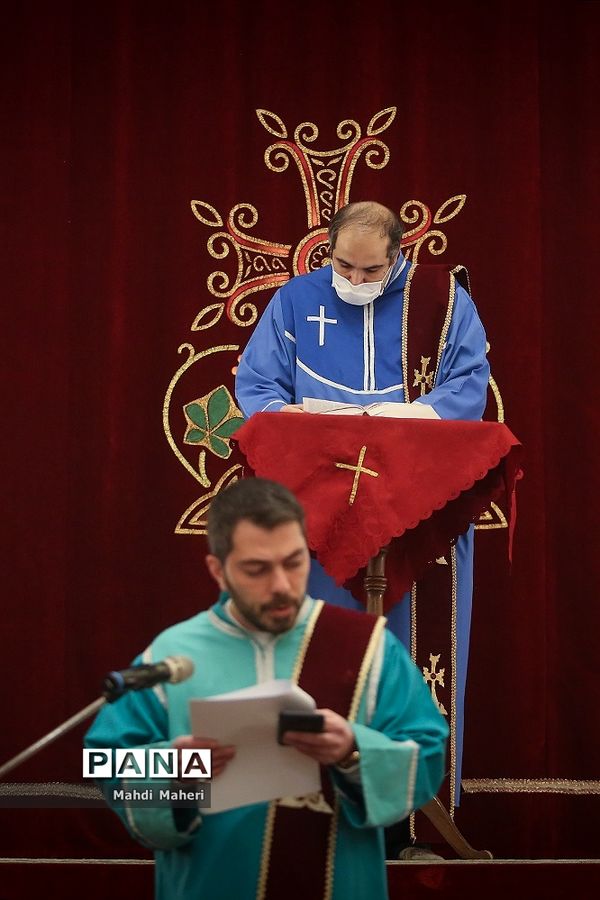 مراسم میلاد حضرت مسیح (ع)  در کلیسای گریگور لوساووریچ مقدس