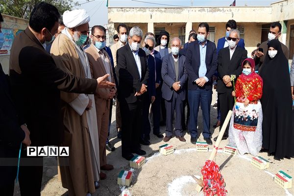 آغاز احداث مدرسه ۶ کلاسه در منطقه طویشه آبادان با مشارکت یک خیر مدرسه‌ساز