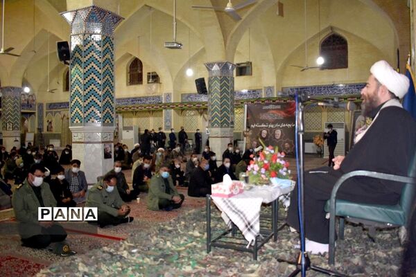 یادواره 156 شهید شهرستان وسالگرد سردارقاسم سلیمانی درمسجد جامع بهاباد