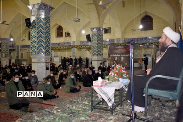 یادواره 156 شهید شهرستان وسالگرد سردارقاسم سلیمانی درمسجد جامع بهاباد