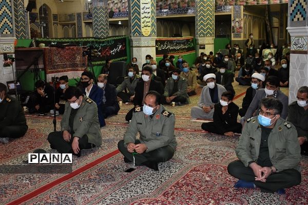 یادواره 156 شهید شهرستان وسالگرد سردارقاسم سلیمانی درمسجد جامع بهاباد