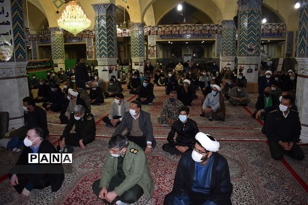 یادواره 156 شهید شهرستان وسالگرد سردارقاسم سلیمانی درمسجد جامع بهاباد