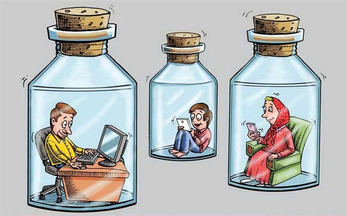 استفاده بیش از حد از موبایل، برای فرزندان، انزوا و آسیب های اجتماعی در پی دارد